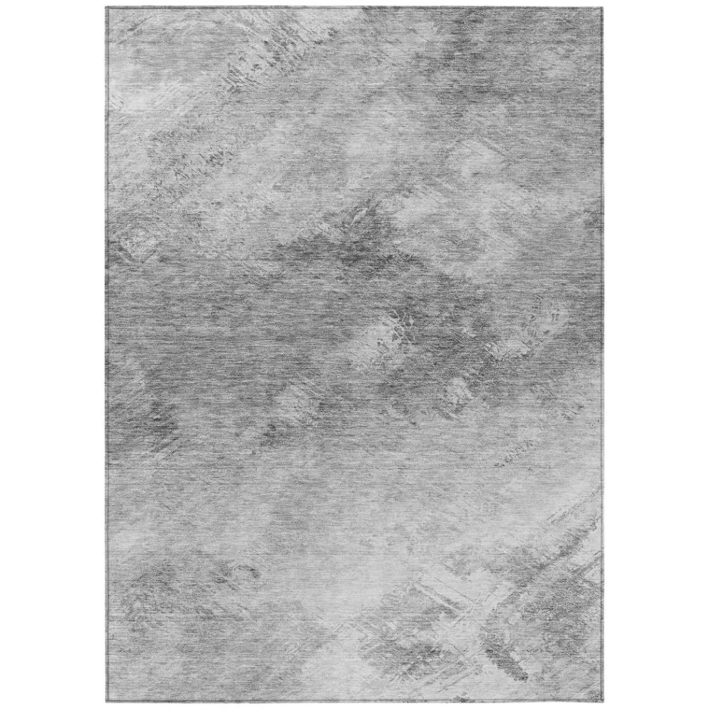 Addison Rugs ACN590 Machine Washable Indoor/Outdoor Chantille Silver 10