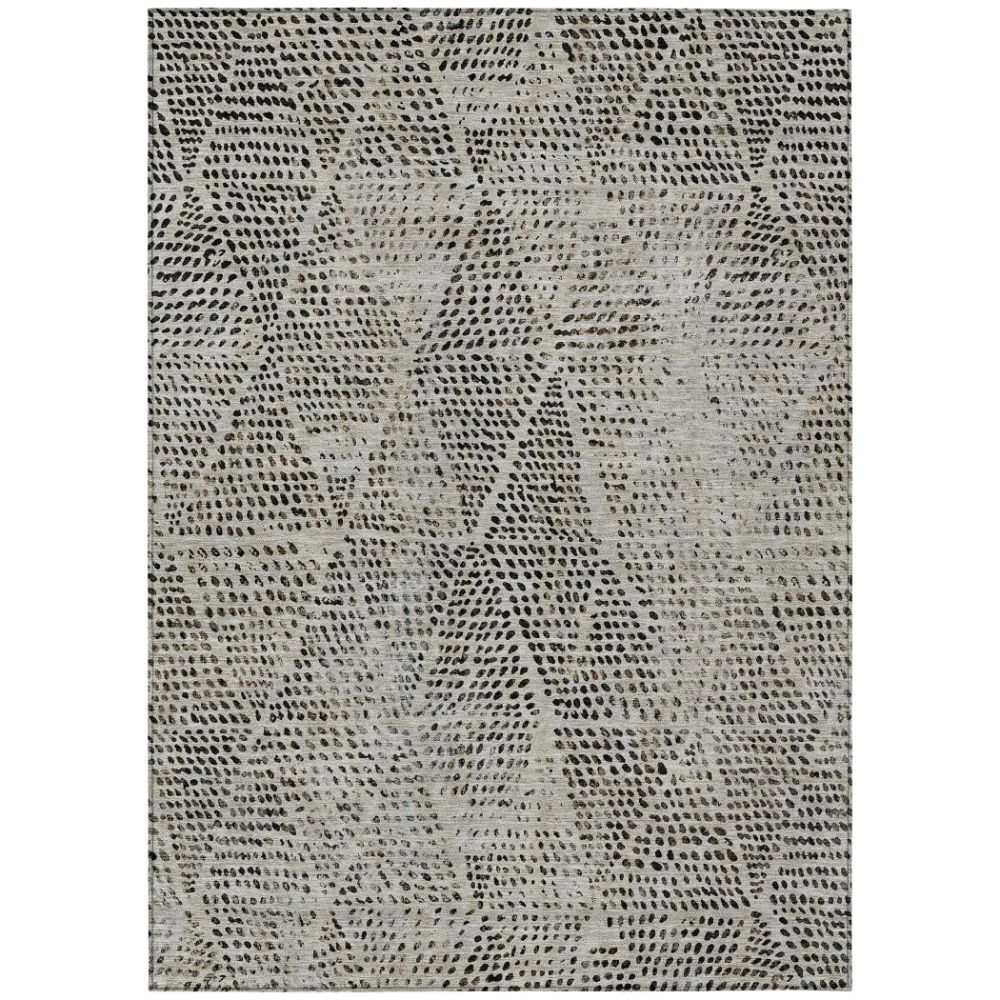 Addison Rugs ACN591 Machine Washable Indoor/Outdoor Chantille Gray 10