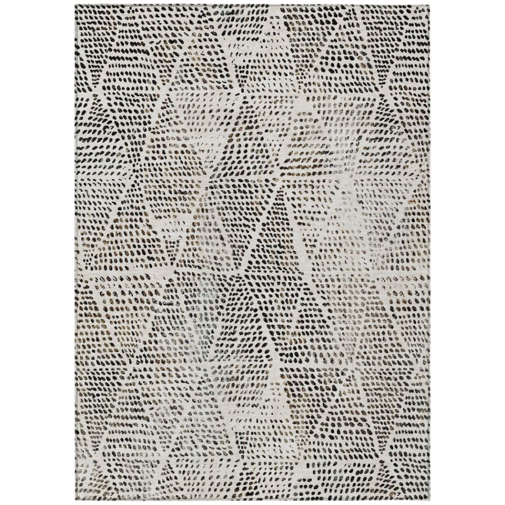 Addison Rugs ACN591 Machine Washable Indoor/Outdoor Chantille Ivory 5
