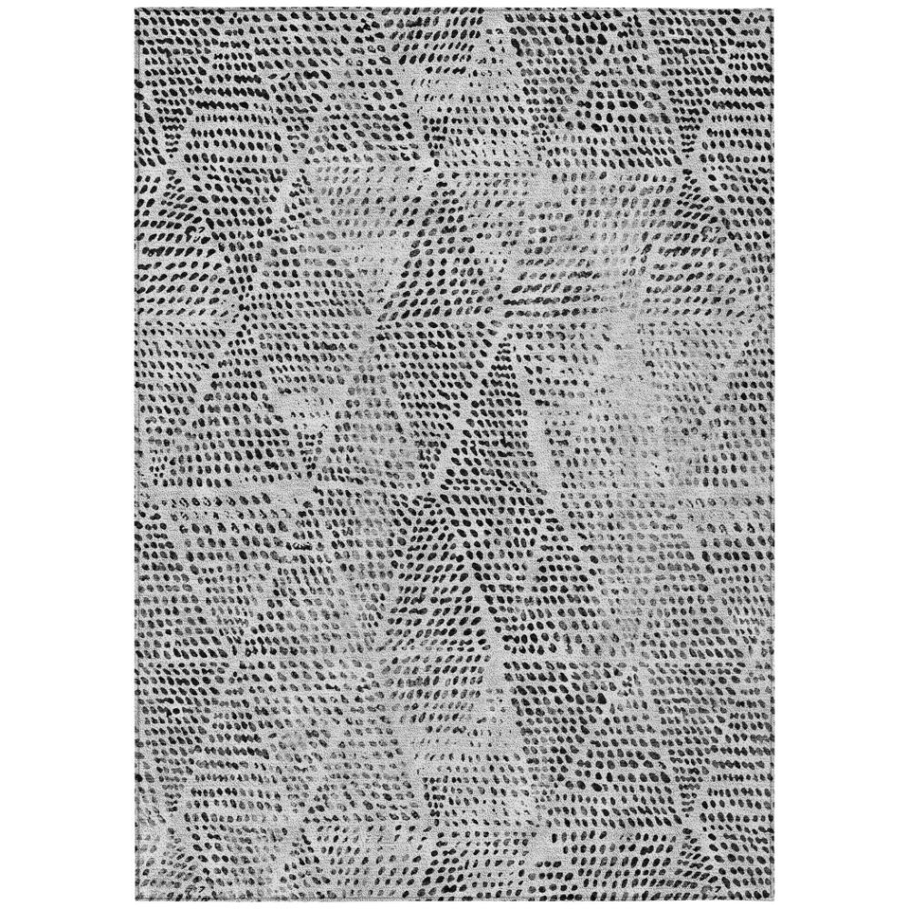 Addison Rugs ACN591 Machine Washable Indoor/Outdoor Chantille Pewter 10