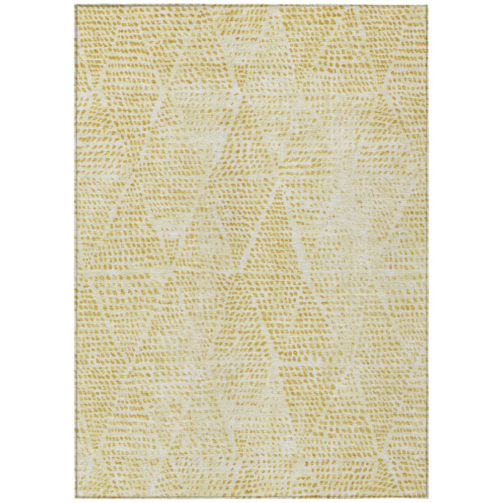 Addison Rugs ACN591 Machine Washable Indoor/Outdoor Chantille Wheat 10