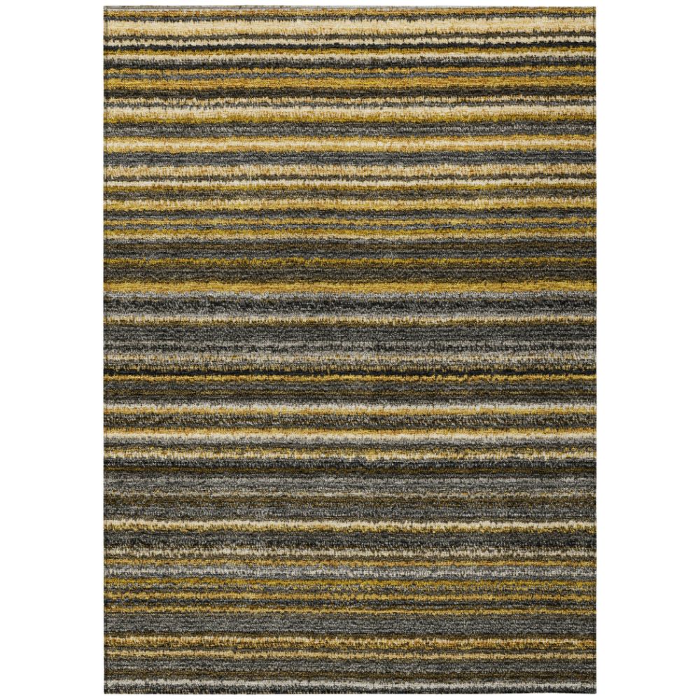 Addison Rugs ACN598 Machine Washable Indoor/Outdoor Chantille Gold 10