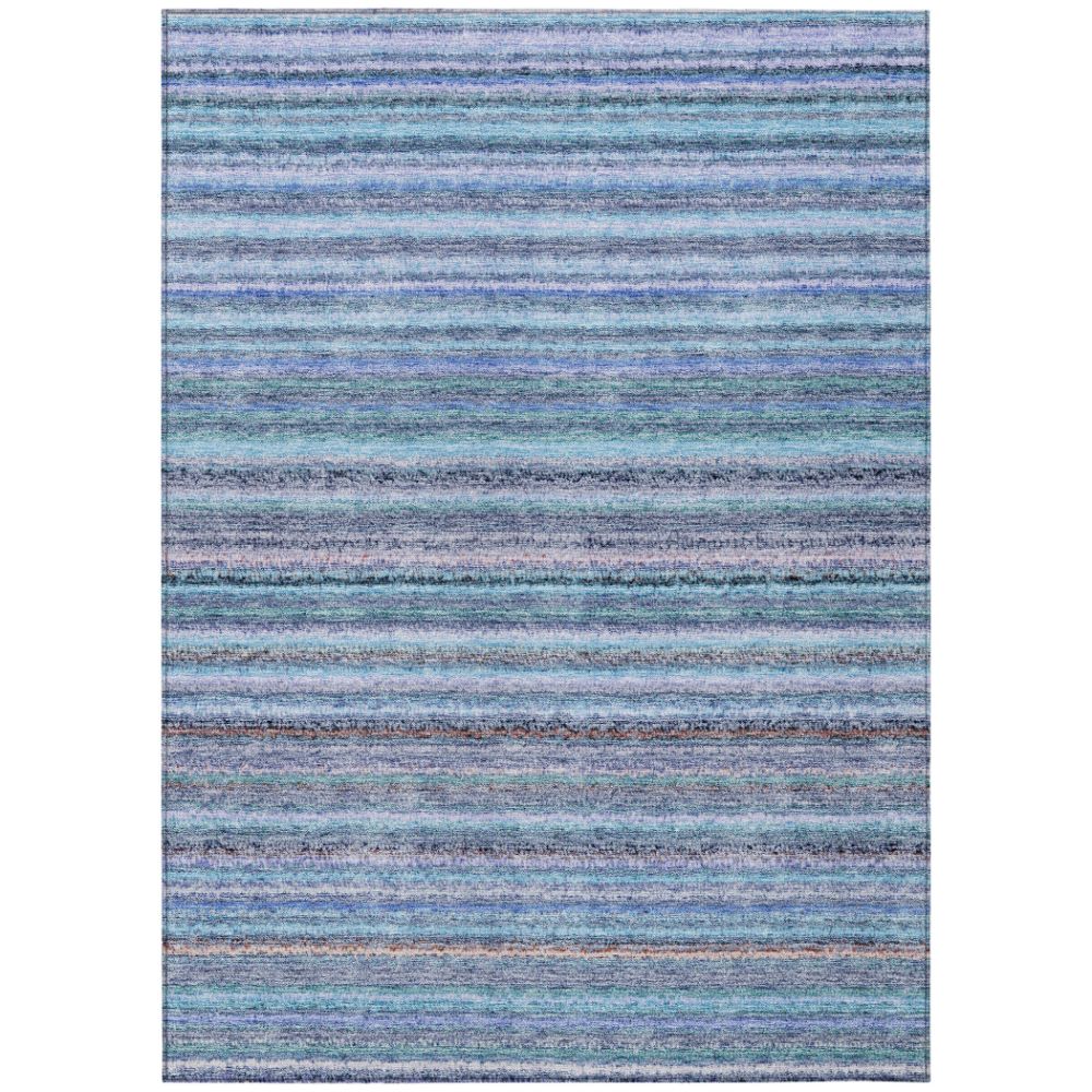 Addison Rugs ACN598 Machine Washable Indoor/Outdoor Chantille Sky 5