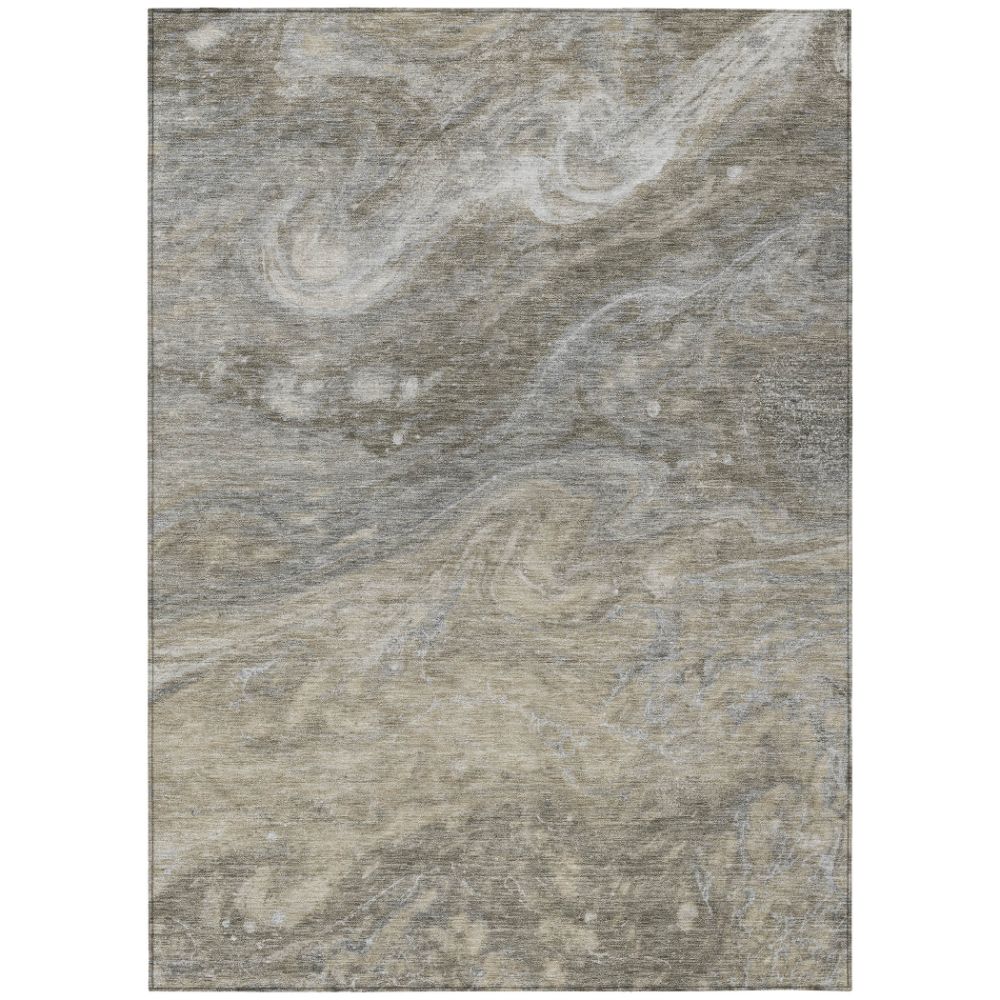 Addison Rugs ACN599 Machine Washable Indoor/Outdoor Chantille Taupe 10