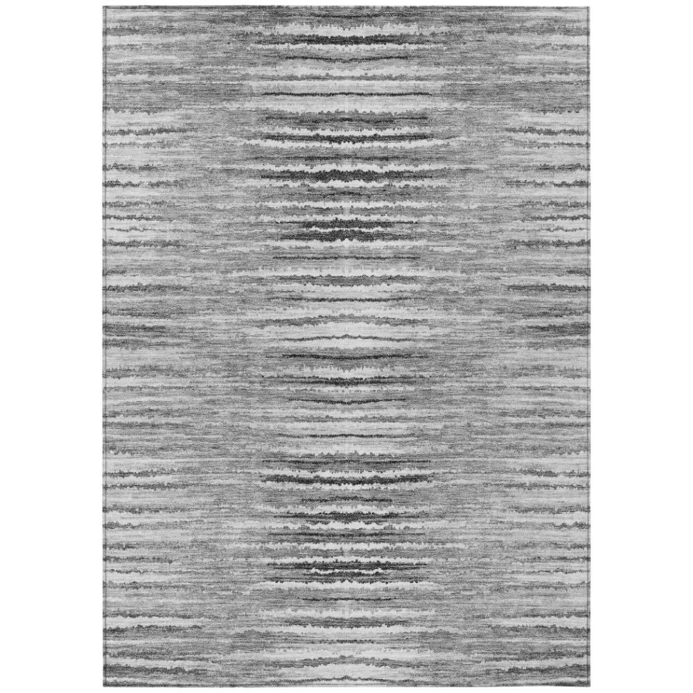 Addison Rugs ACN604 Machine Washable Indoor/Outdoor Chantille Silver 10
