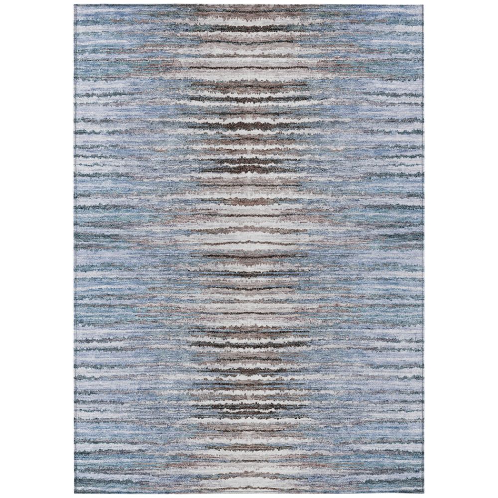 Addison Rugs ACN604 Machine Washable Indoor/Outdoor Chantille Sky 10