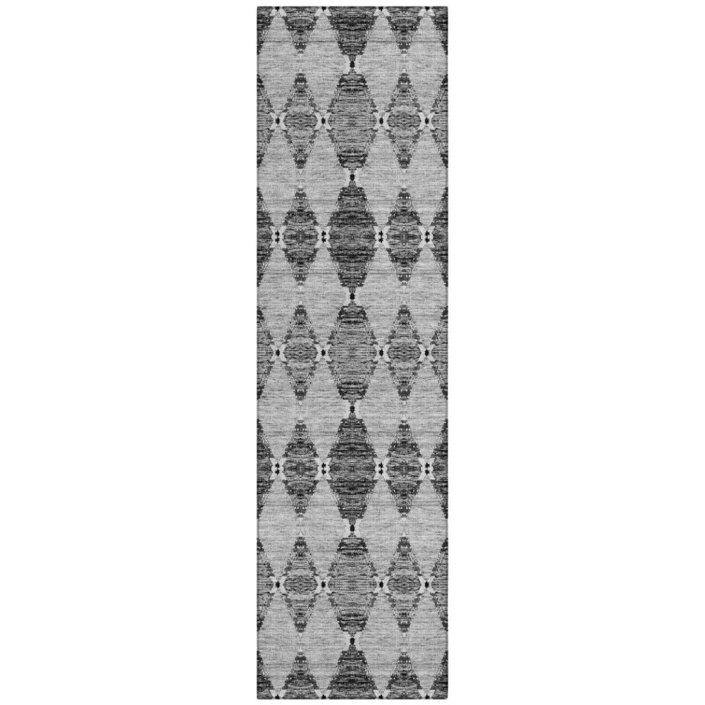 Addison Rugs ACN610 Machine Washable Indoor/Outdoor Chantille Gray 2