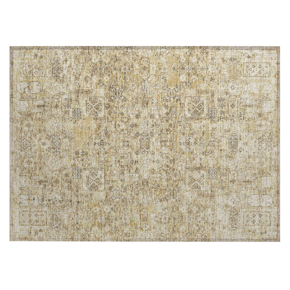 Addison Rugs ACN611 Machine Washable Indoor/Outdoor Chantille Wheat 1