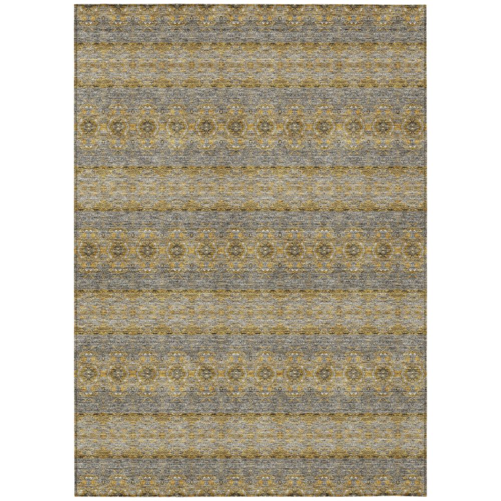 Addison Rugs ACN615 Machine Washable Indoor/Outdoor Chantille Gold 5
