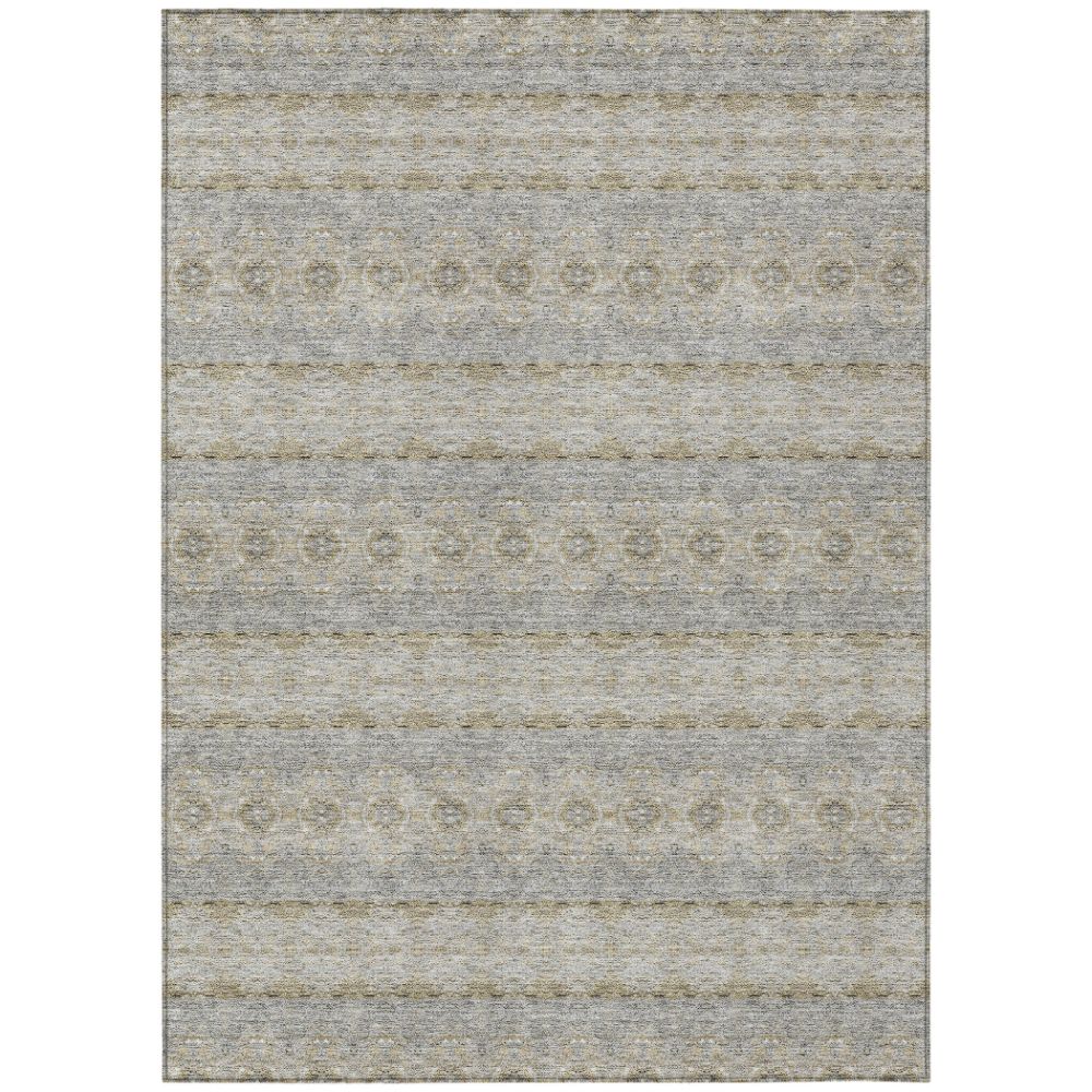 Addison Rugs ACN615 Machine Washable Indoor/Outdoor Chantille Silver 10