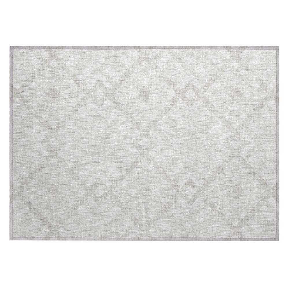 Addison Rugs ACN616 Machine Washable Indoor/Outdoor Chantille Ivory 1