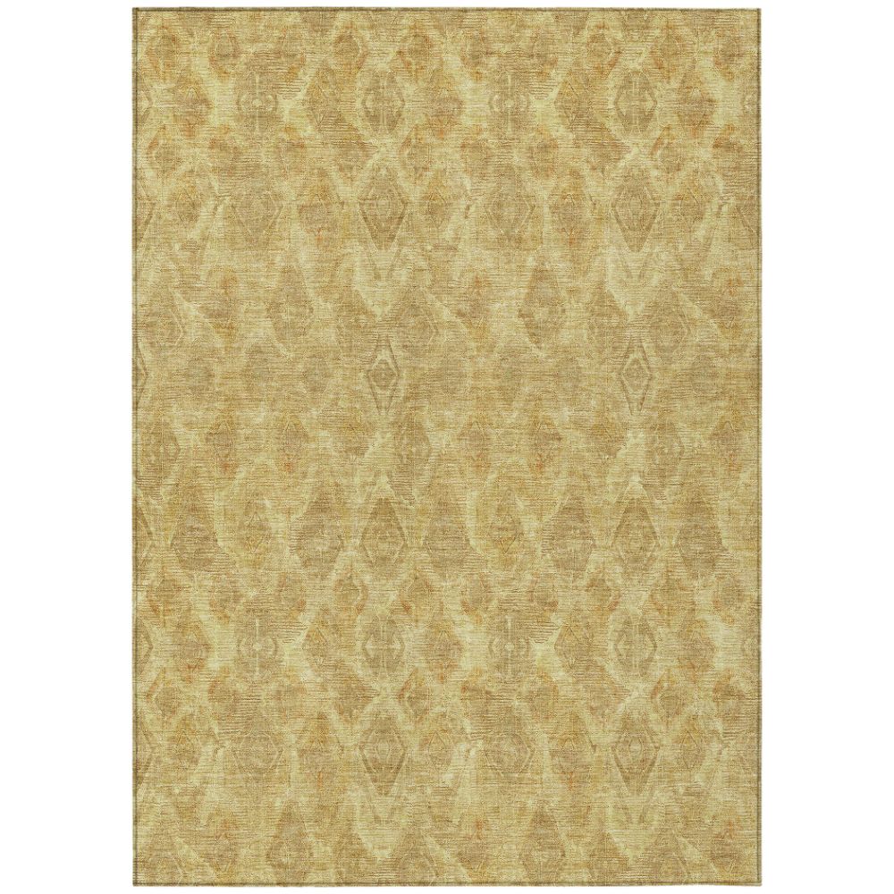 Addison Rugs ACN622 Machine Washable Indoor/Outdoor Chantille Gold 10