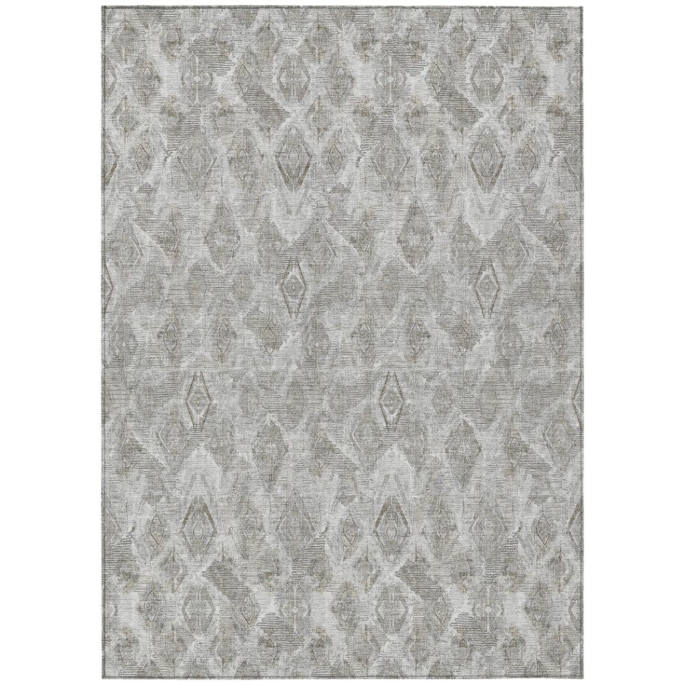 Addison Rugs ACN622 Machine Washable Indoor/Outdoor Chantille Silver 10
