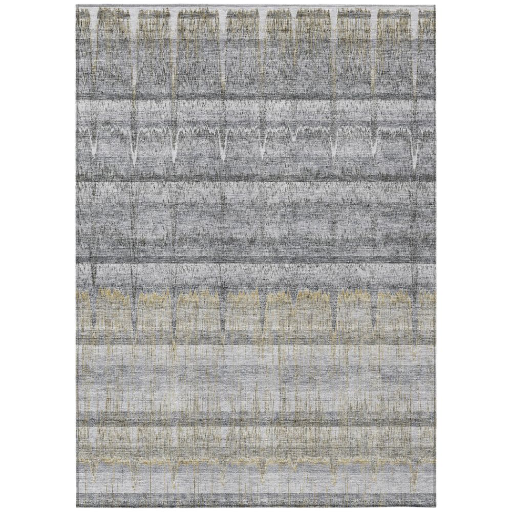 Addison Rugs ACN629 Machine Washable Indoor/Outdoor Chantille Gray 10