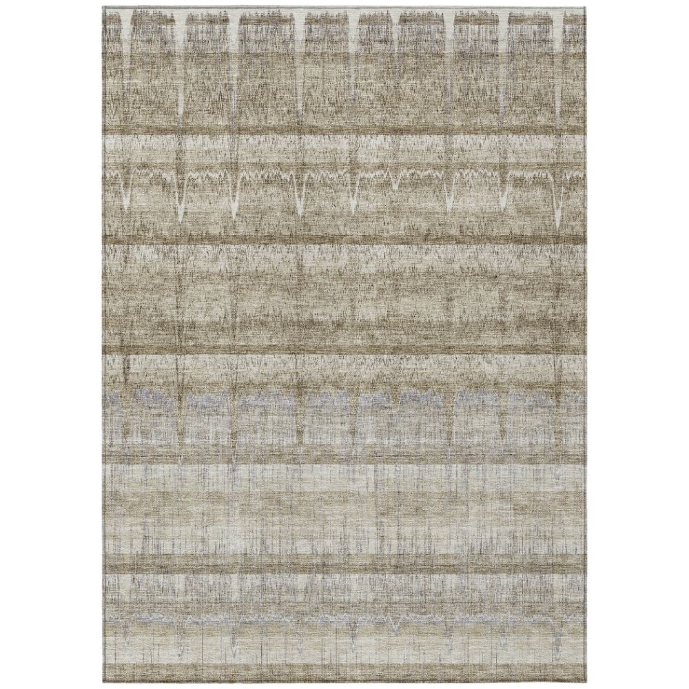 Addison Rugs ACN629 Machine Washable Indoor/Outdoor Chantille Taupe 10