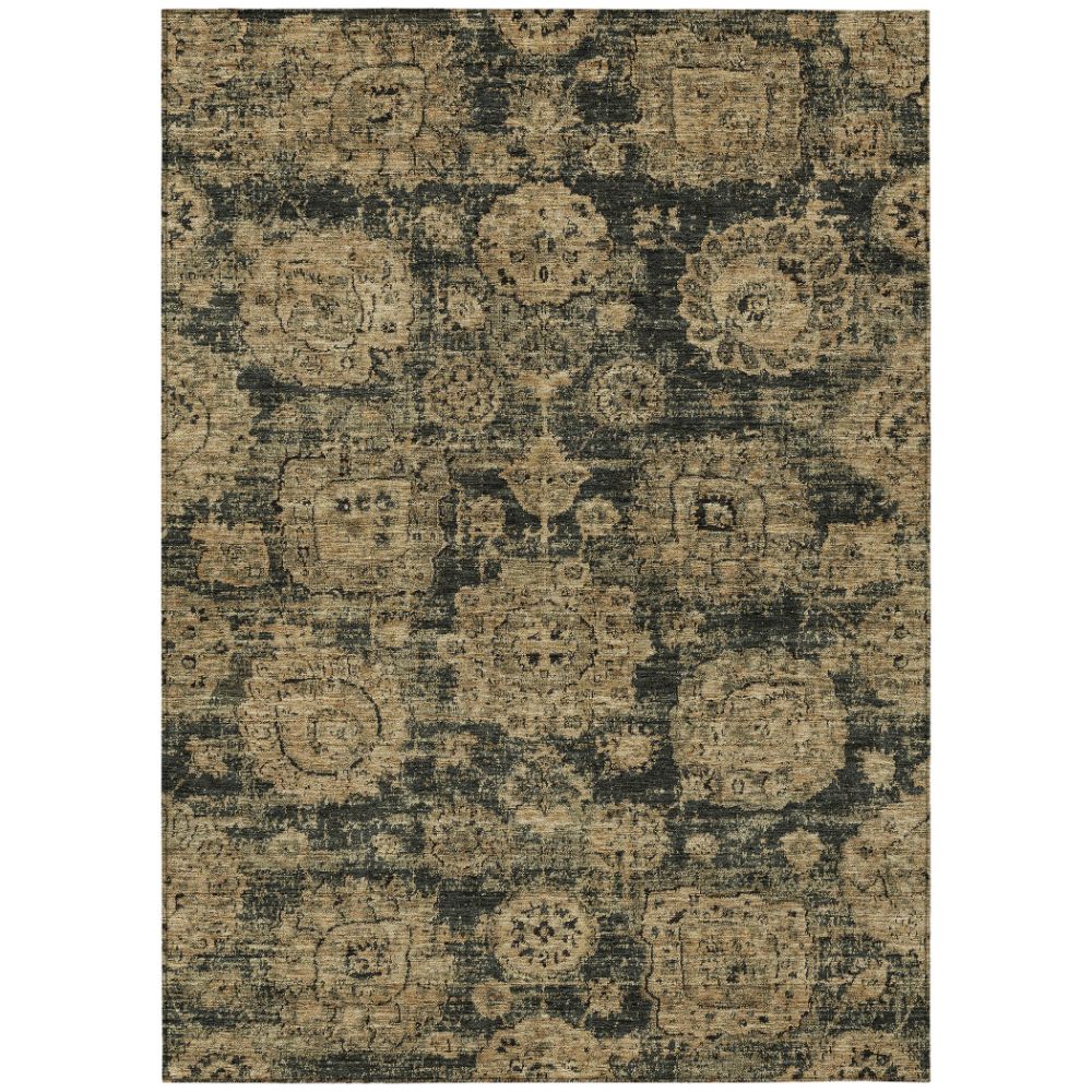 Addison Rugs ACN634 Machine Washable Indoor/Outdoor Chantille Charcoal 10