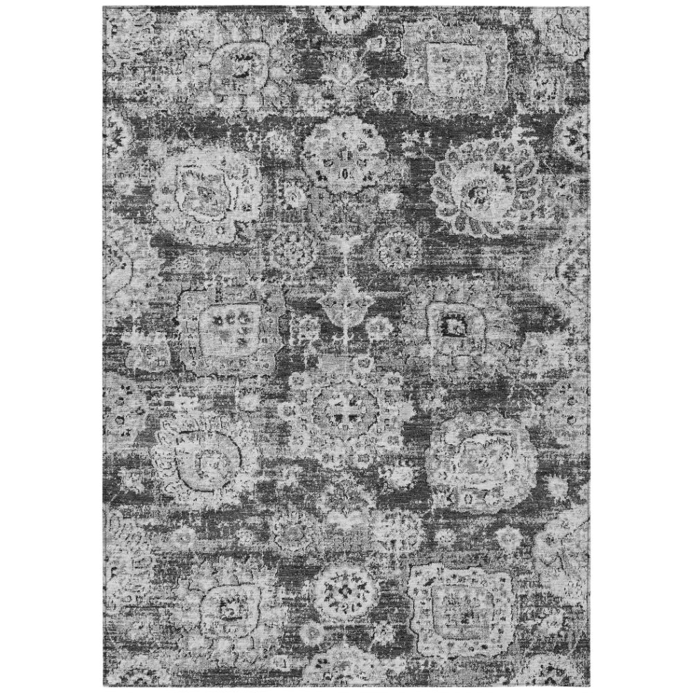 Addison Rugs ACN634 Machine Washable Indoor/Outdoor Chantille Gray 10