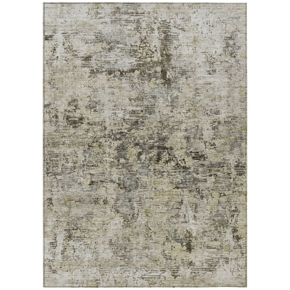 Addison Rugs ACN644 Machine Washable Indoor/Outdoor Chantille Taupe 5