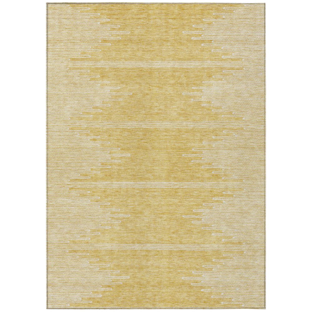 Addison Rugs ACN647 Machine Washable Indoor/Outdoor Chantille Gold 10