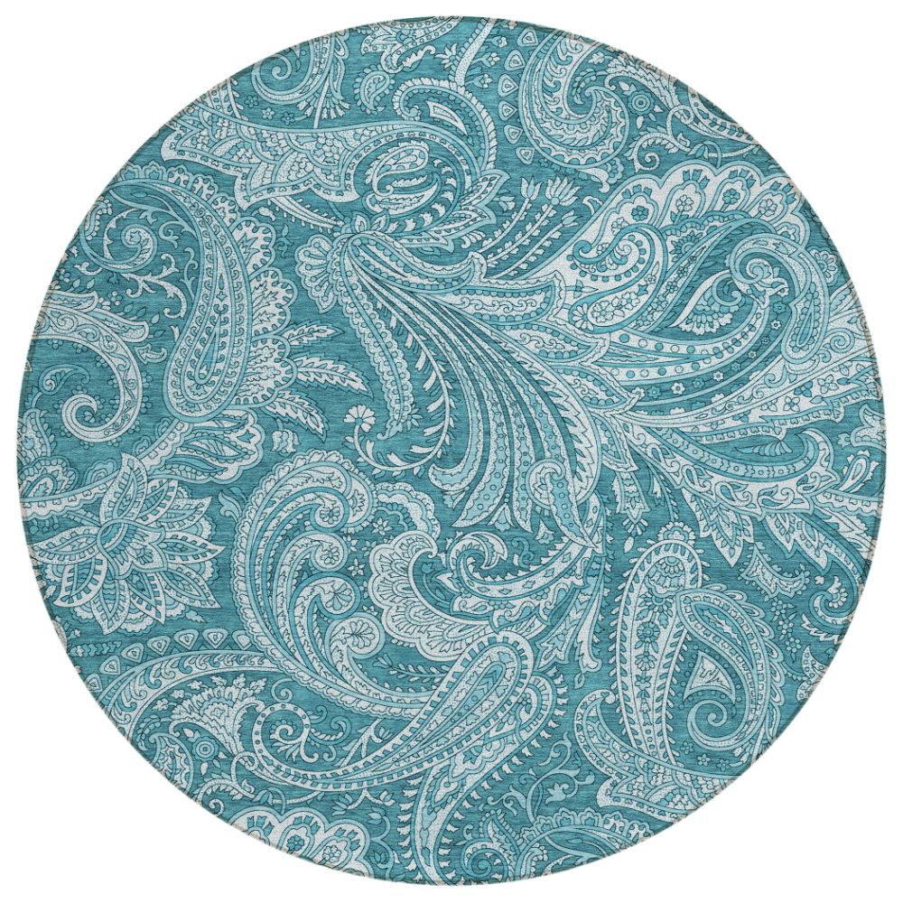 Addison Rugs ACN654 Chantille Turquoise 8