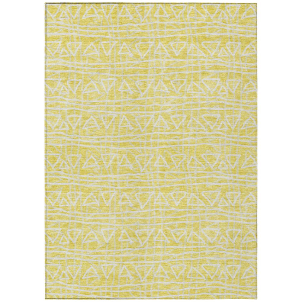 Dalyn Rugs ACN730 Machine Washable Indoor/Outdoor Chantille ACN730 Yellow 10