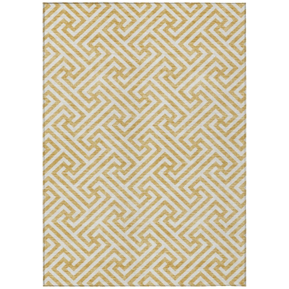 Dalyn Rugs ACN731 Machine Washable Indoor/Outdoor Chantille ACN731 Gold 10