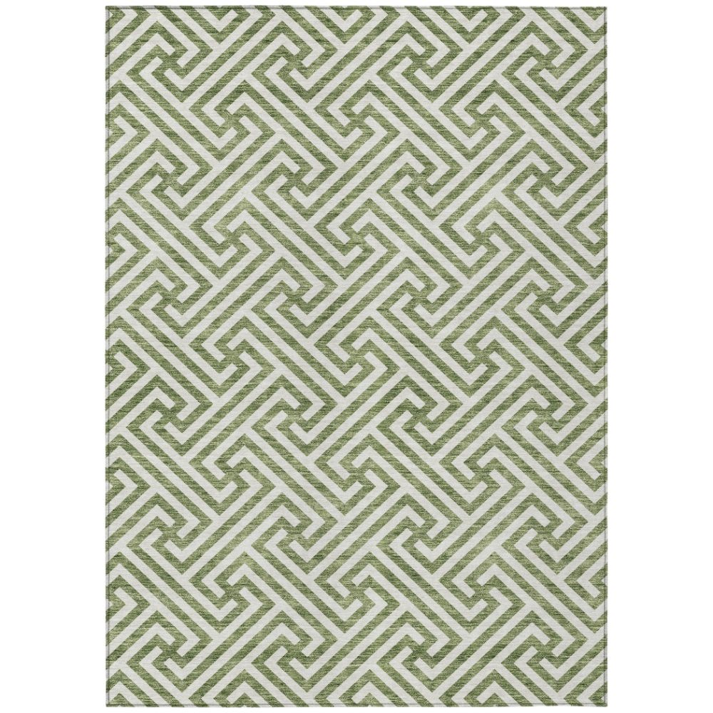 Dalyn Rugs ACN731 Machine Washable Indoor/Outdoor Chantille ACN731 Green 10