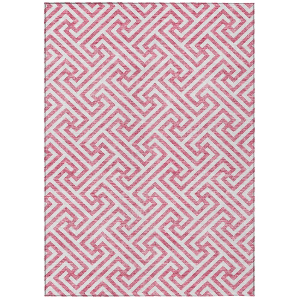 Dalyn Rugs ACN731 Machine Washable Indoor/Outdoor Chantille ACN731 Pink 10