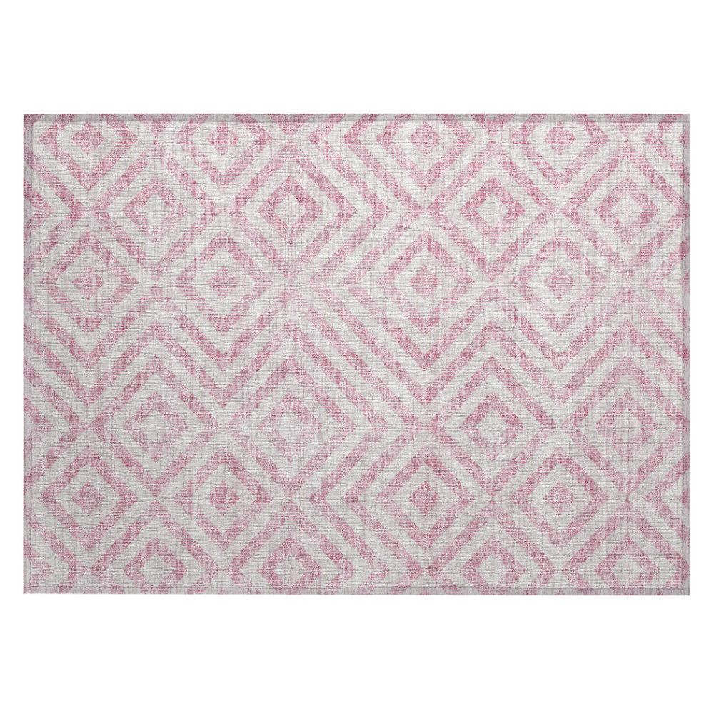 Dalyn Rugs ACN733 Machine Washable Indoor/Outdoor Chantille ACN733 Pink 1