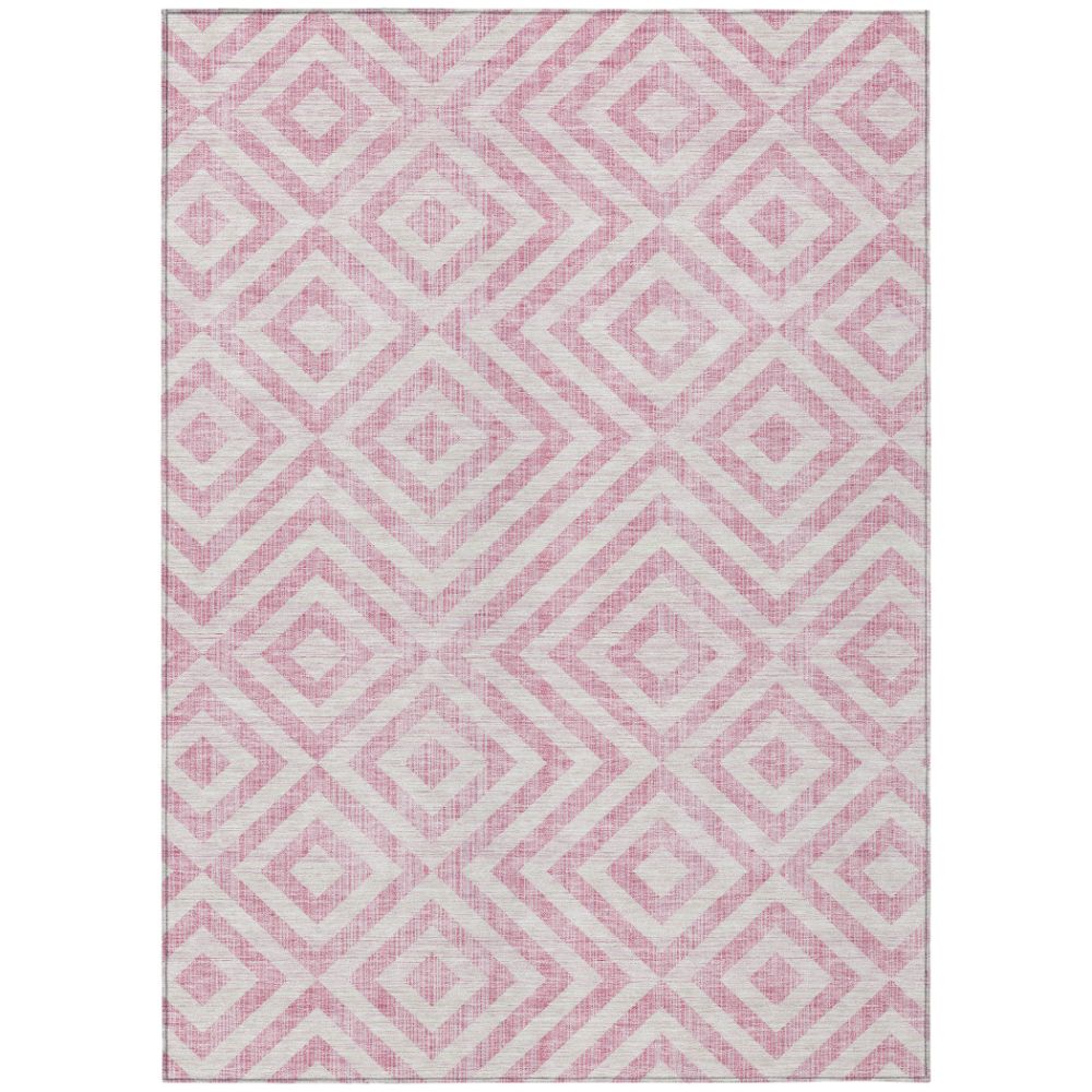 Dalyn Rugs ACN733 Machine Washable Indoor/Outdoor Chantille ACN733 Pink 10