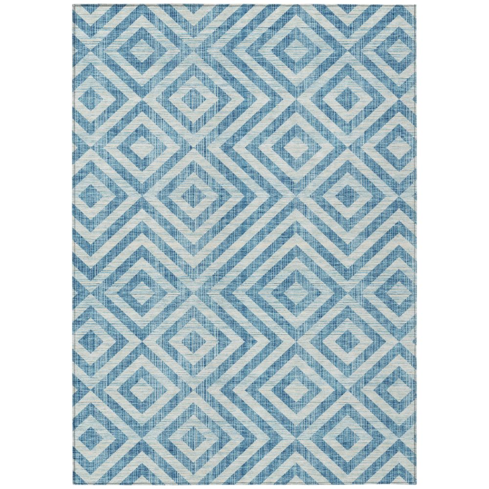 Dalyn Rugs ACN733 Machine Washable Indoor/Outdoor Chantille ACN733 Teal 10