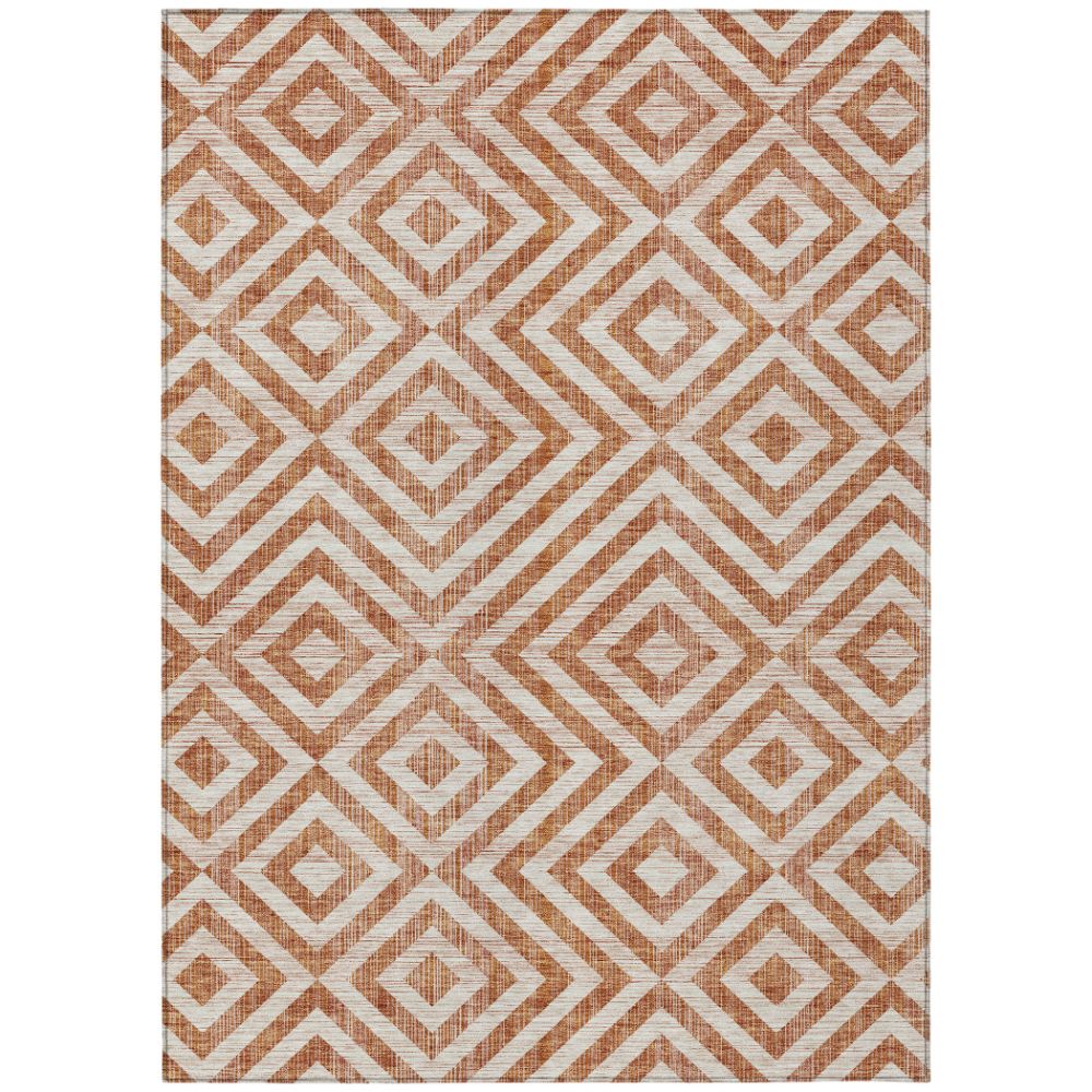 Dalyn Rugs ACN733 Machine Washable Indoor/Outdoor Chantille ACN733 Terracotta 5