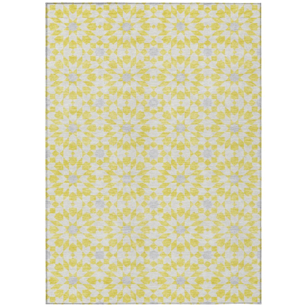 Dalyn Rugs ACN734 Machine Washable Indoor/Outdoor Chantille ACN734 Yellow 10