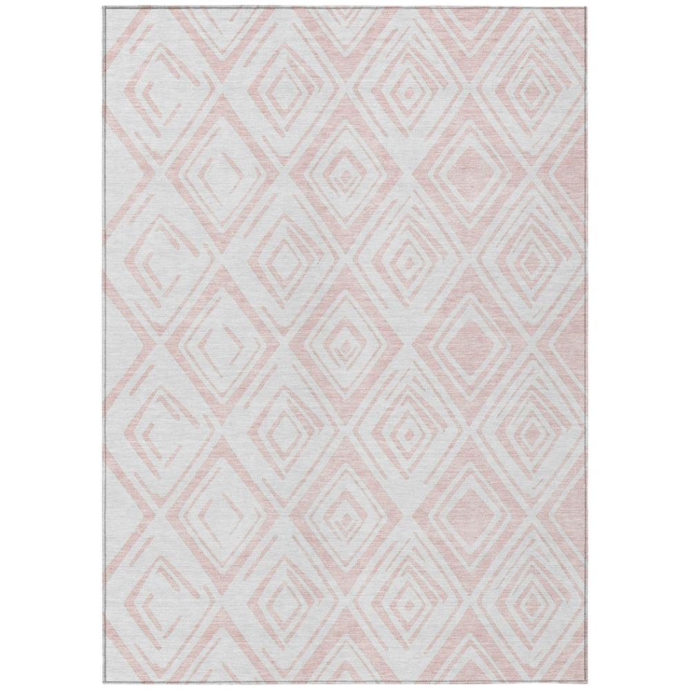 Dalyn Rugs ACN737 Machine Washable Indoor/Outdoor Chantille ACN737 Pink 10