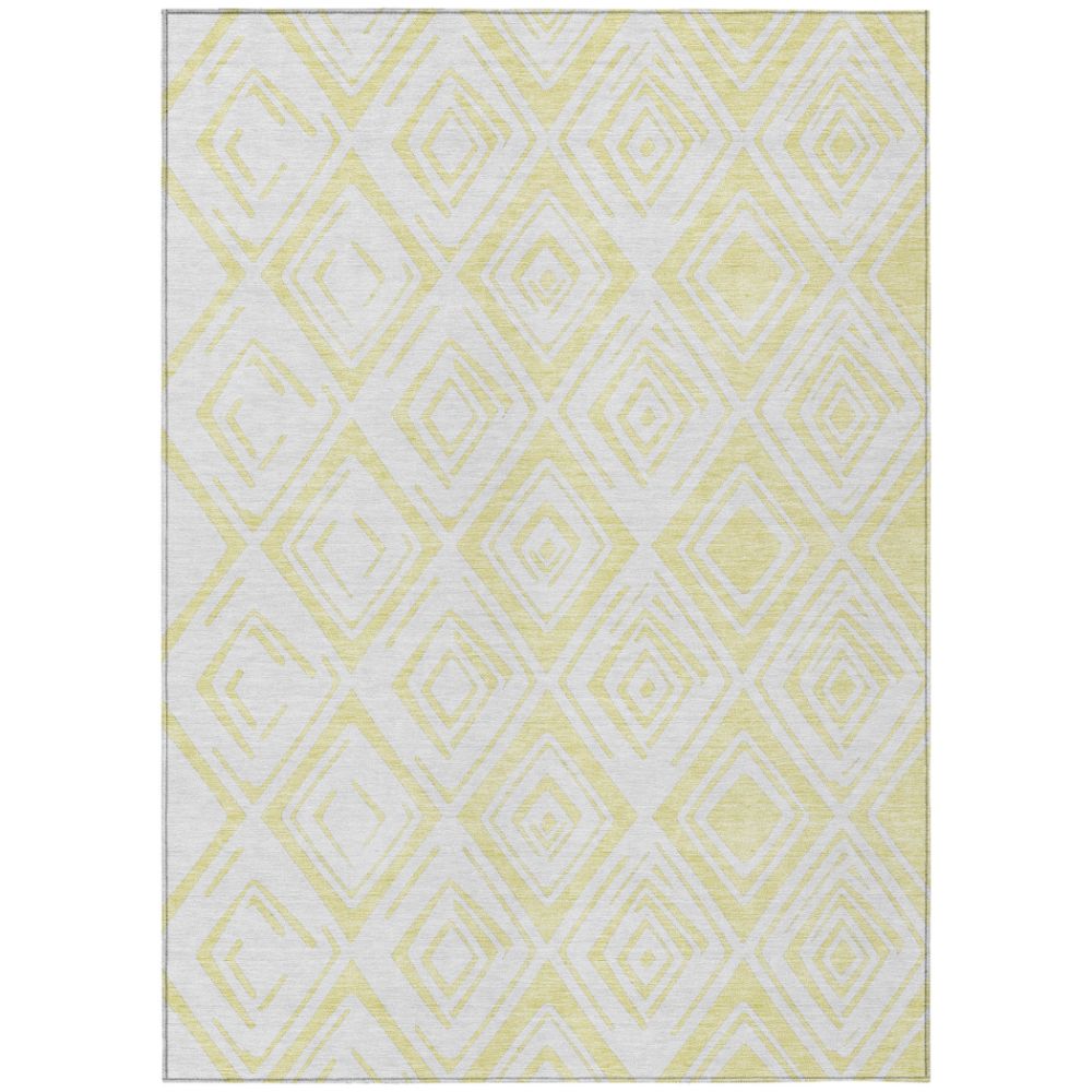Dalyn Rugs ACN737 Machine Washable Indoor/Outdoor Chantille ACN737 Yellow 10