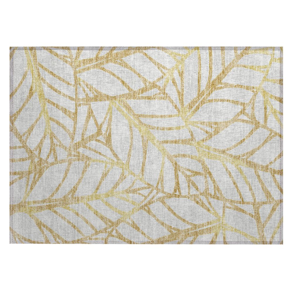 Dalyn Rugs ACN741 Machine Washable Indoor/Outdoor Chantille ACN741 Gold 1