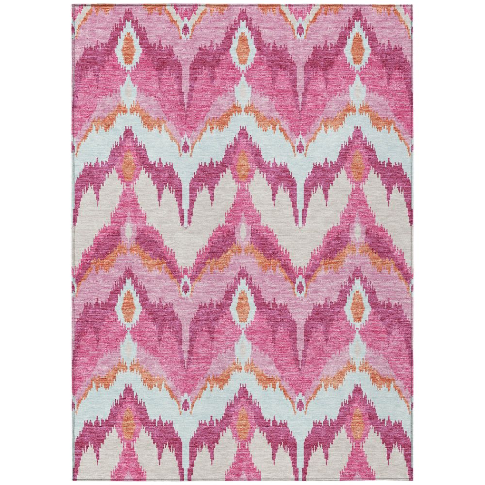 Dalyn Rugs ACN743 Machine Washable Indoor/Outdoor Chantille ACN743 Pink 10