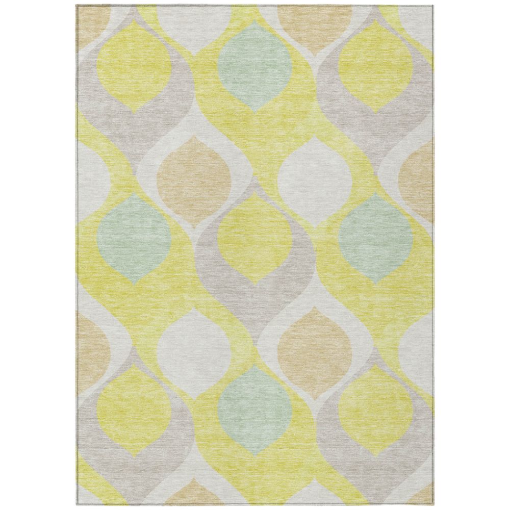 Dalyn Rugs ACN749 Machine Washable Indoor/Outdoor Chantille ACN749 Yellow 10