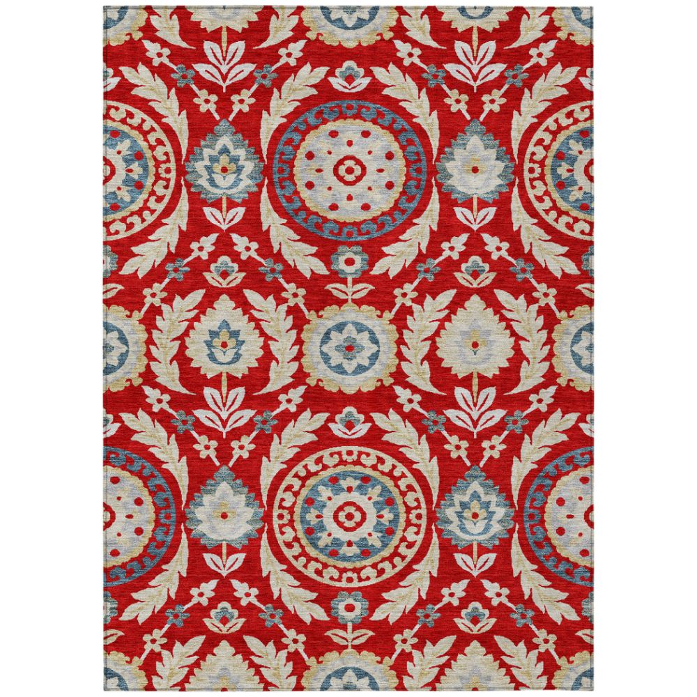 Dalyn Rugs ACN751 Machine Washable Indoor/Outdoor Chantille ACN751 Red 10