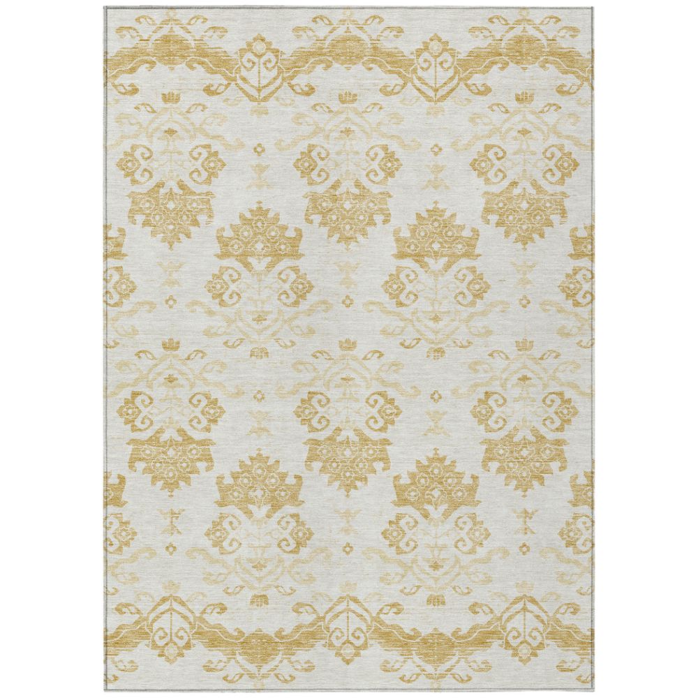 Dalyn Rugs ACN759 Machine Washable Indoor/Outdoor Chantille ACN759 Gold 10