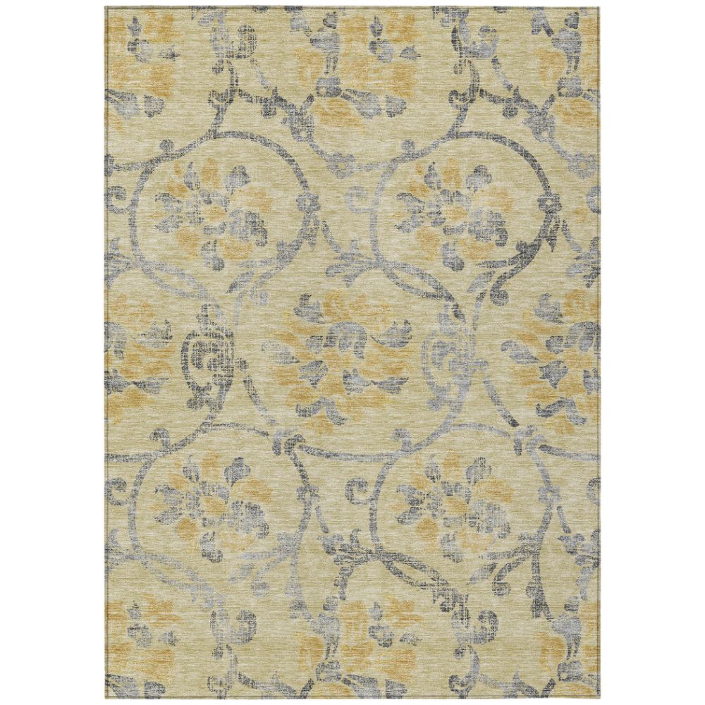 Dalyn Rugs ACN762 Machine Washable Indoor/Outdoor Chantille ACN762 Gold 10