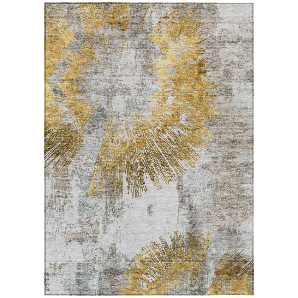 Dalyn Rugs ACN773 Machine Washable Indoor/Outdoor Chantille ACN773 Gold 10