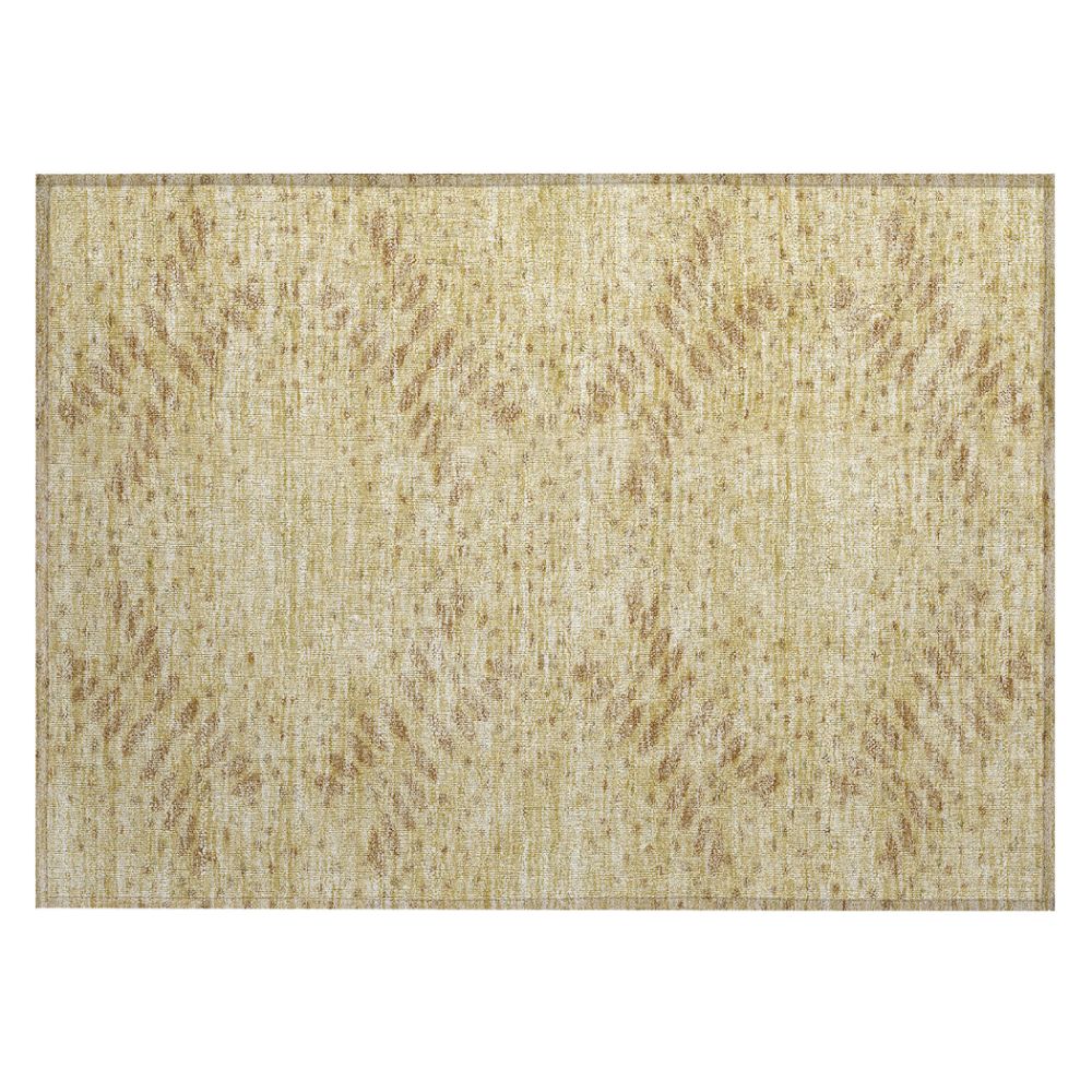 Dalyn Rugs ACN778 Machine Washable Indoor/Outdoor Chantille ACN778 Gold 1