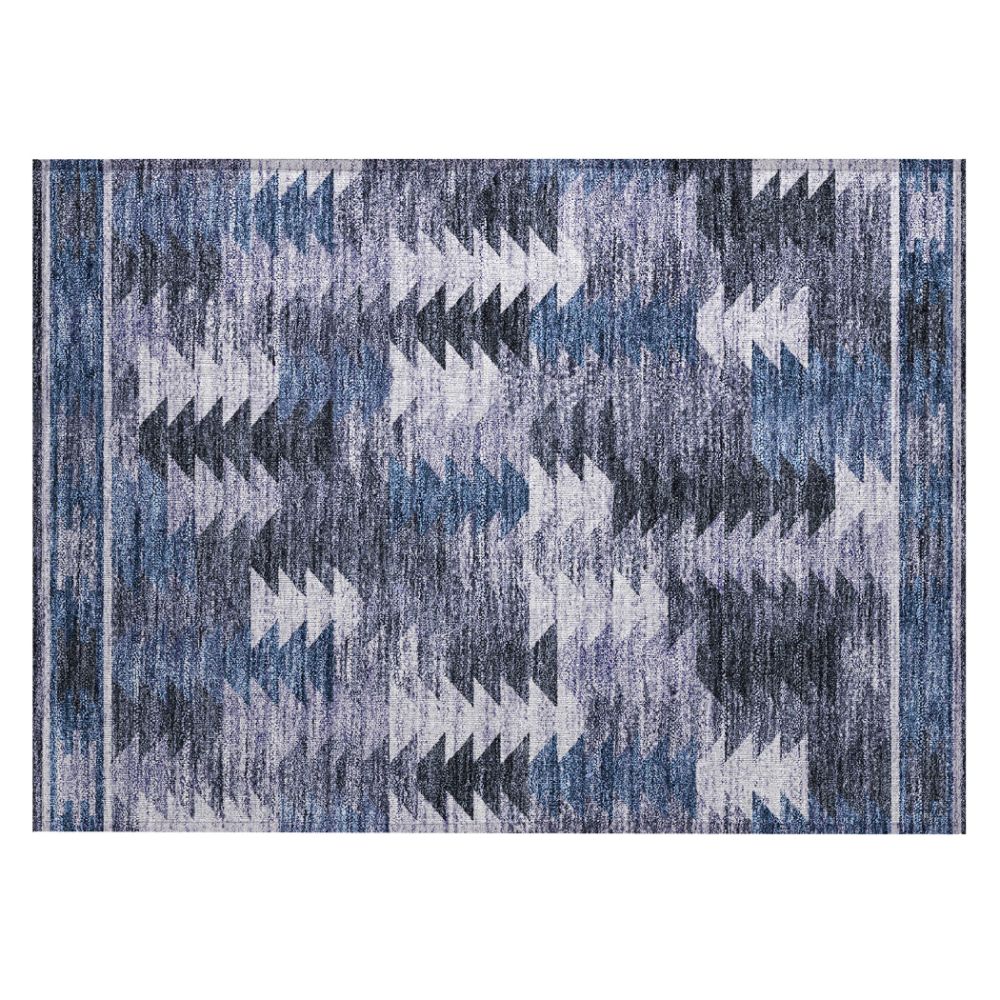 Dalyn Rugs ACN798 Machine Washable Indoor/Outdoor Chantille ACN798 Blue 1