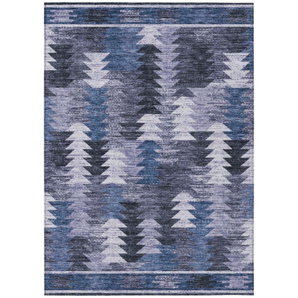 Dalyn Rugs ACN798 Machine Washable Indoor/Outdoor Chantille ACN798 Blue 10