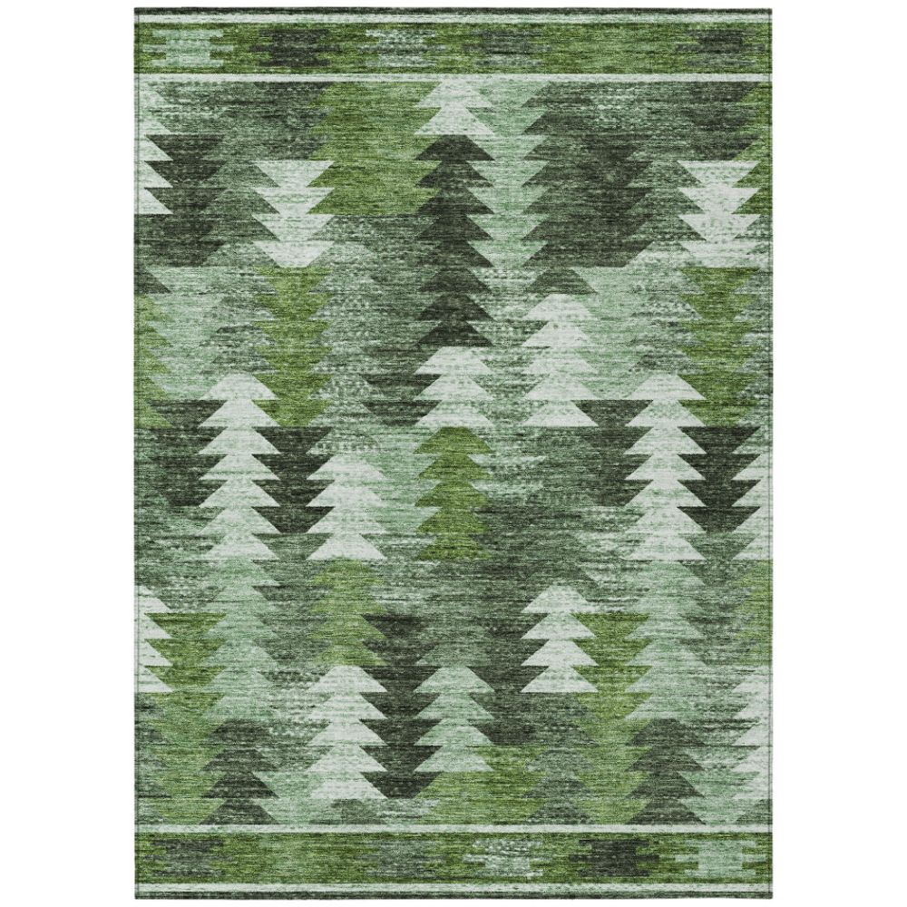 Dalyn Rugs ACN798 Machine Washable Indoor/Outdoor Chantille ACN798 Olive 10