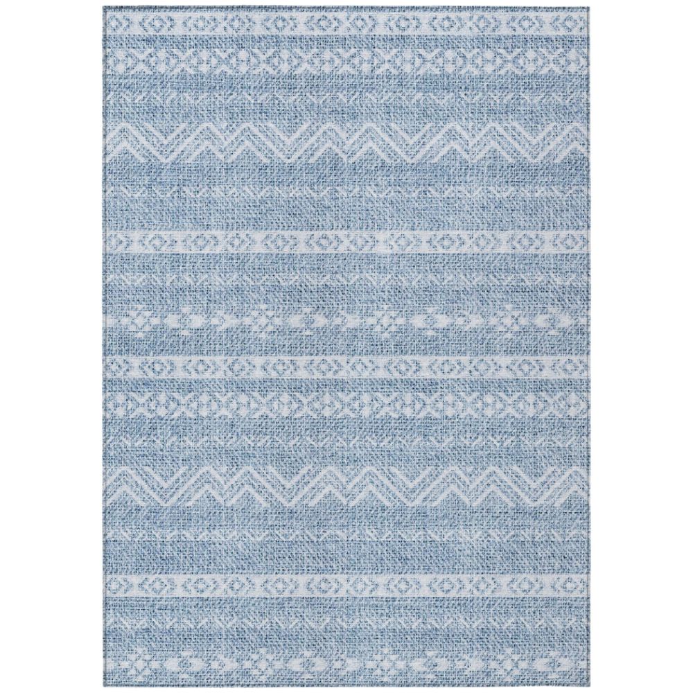 Dalyn Rugs ACN803 Machine Washable Indoor/Outdoor Chantille ACN803 Blue 10