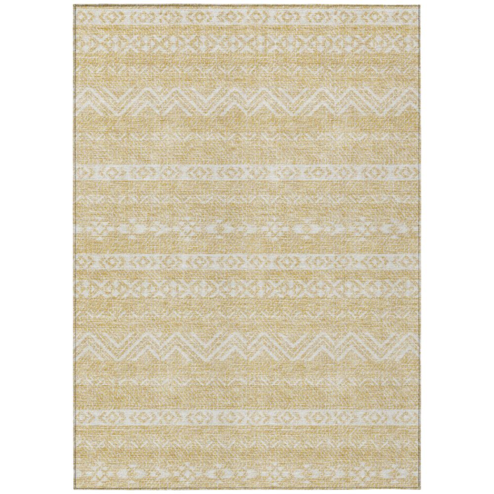 Dalyn Rugs ACN803 Machine Washable Indoor/Outdoor Chantille ACN803 Gold 10