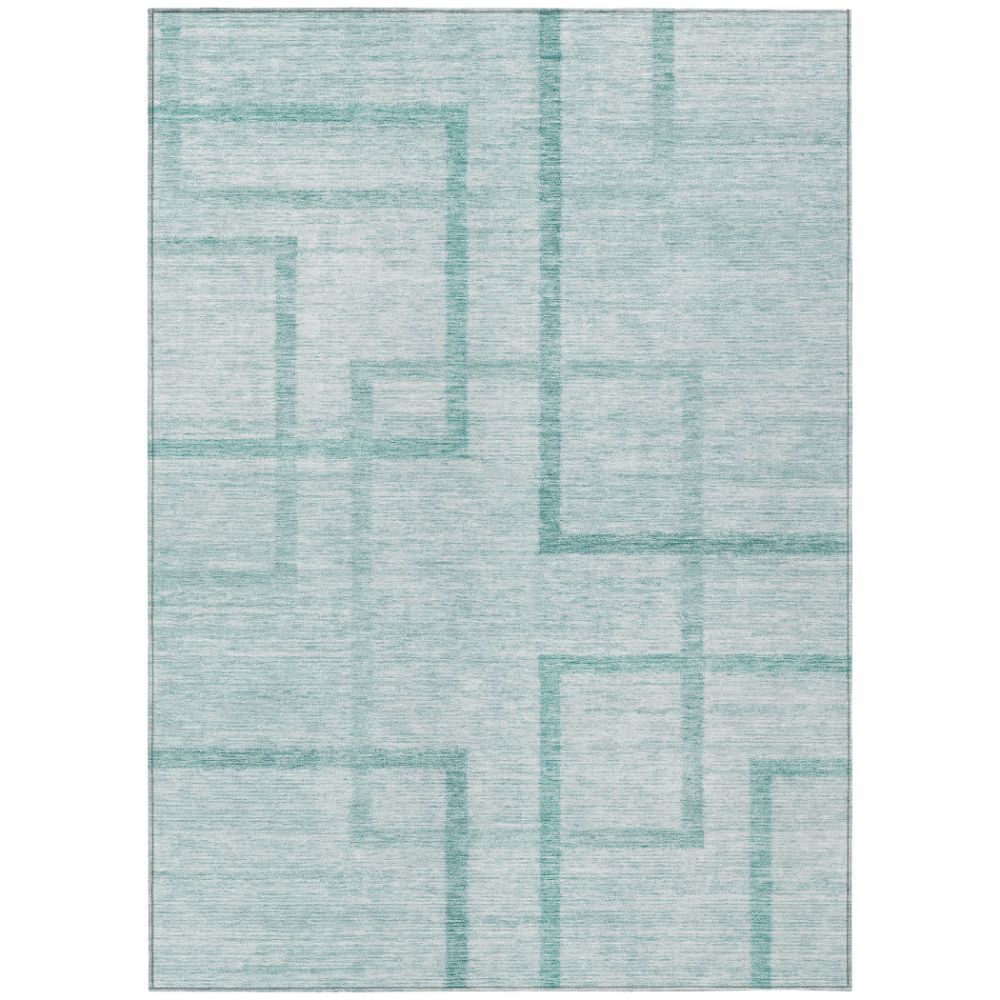 Dalyn Rugs ACN827 Machine Washable Indoor/Outdoor Chantille ACN827 Teal 10