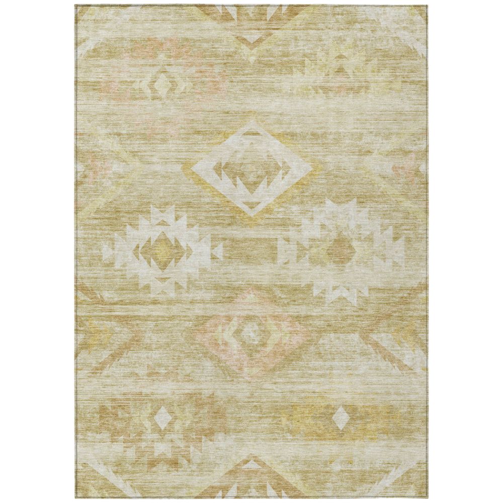 Dalyn Rugs ACN837 Machine Washable Indoor/Outdoor Chantille ACN837 Wheat 10